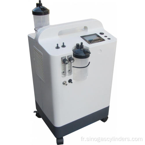 Instrument médical à chaud portable 5L 8L 10L 15L Concentrateur d&#39;oxygène